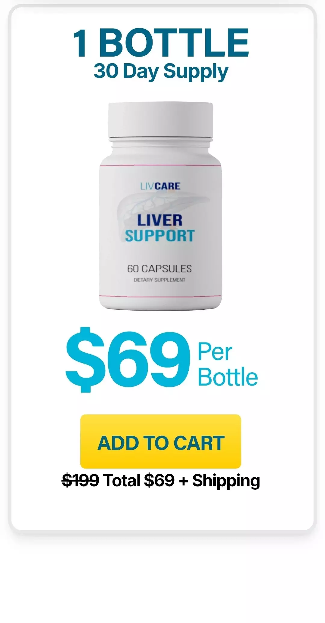 LivCare™ 1 bottle pricing